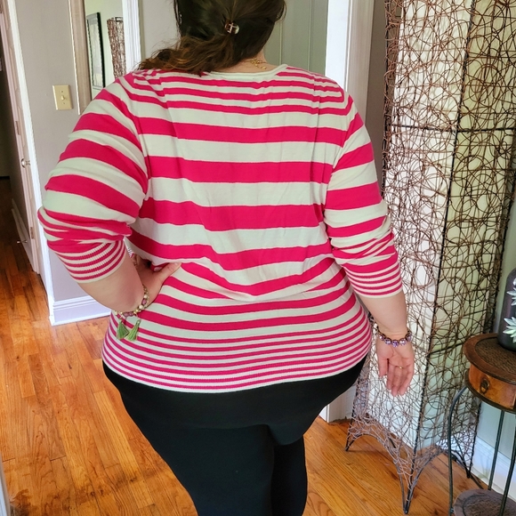 Lane Bryant Pink Lightweight Sweater Size 26/28 - Picture 8 of 11